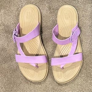 Croc sandals